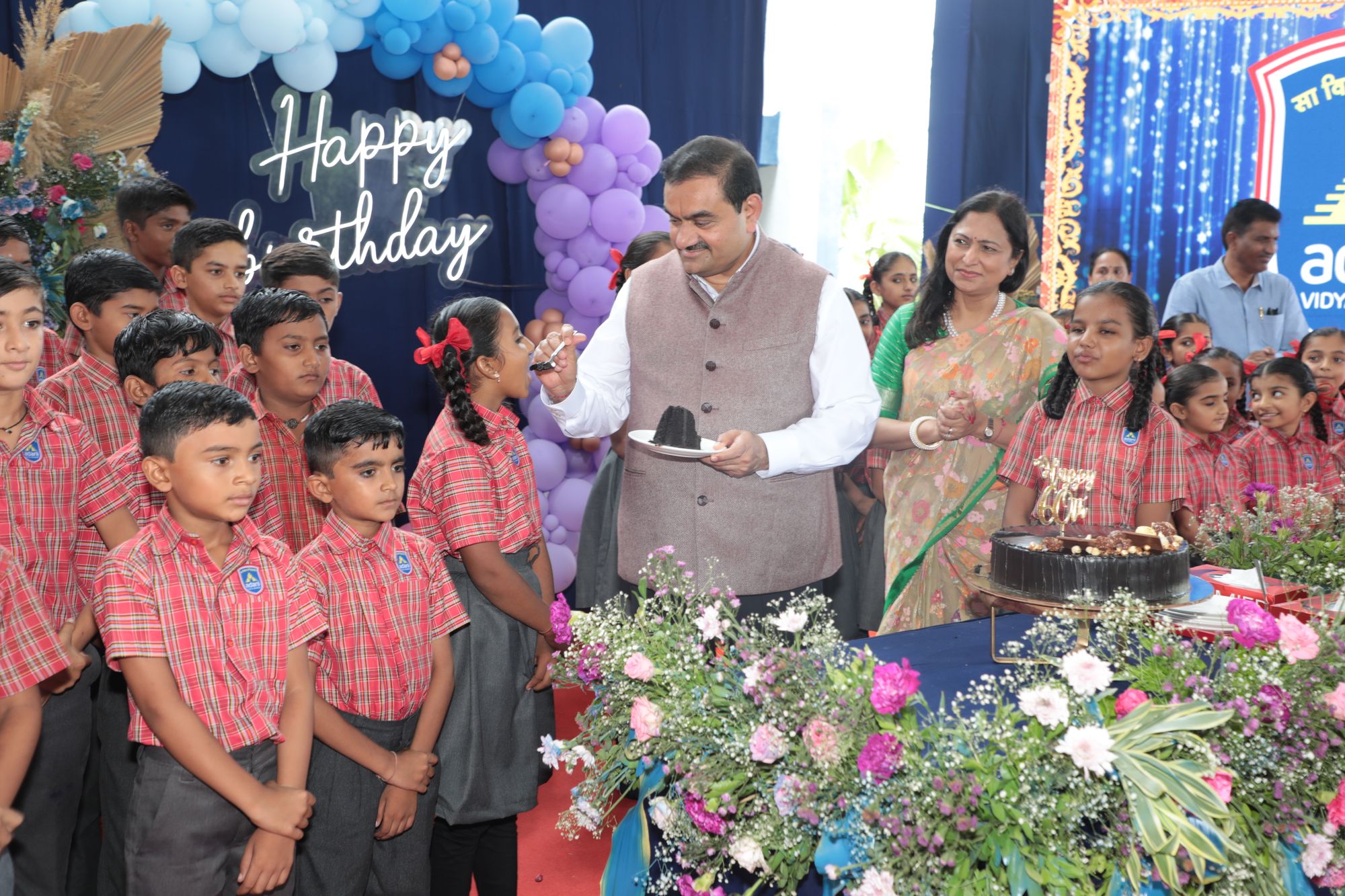 Gautam Adani ushers in Gujarati New Year at Adani Foundation volunteer's  Mundra home