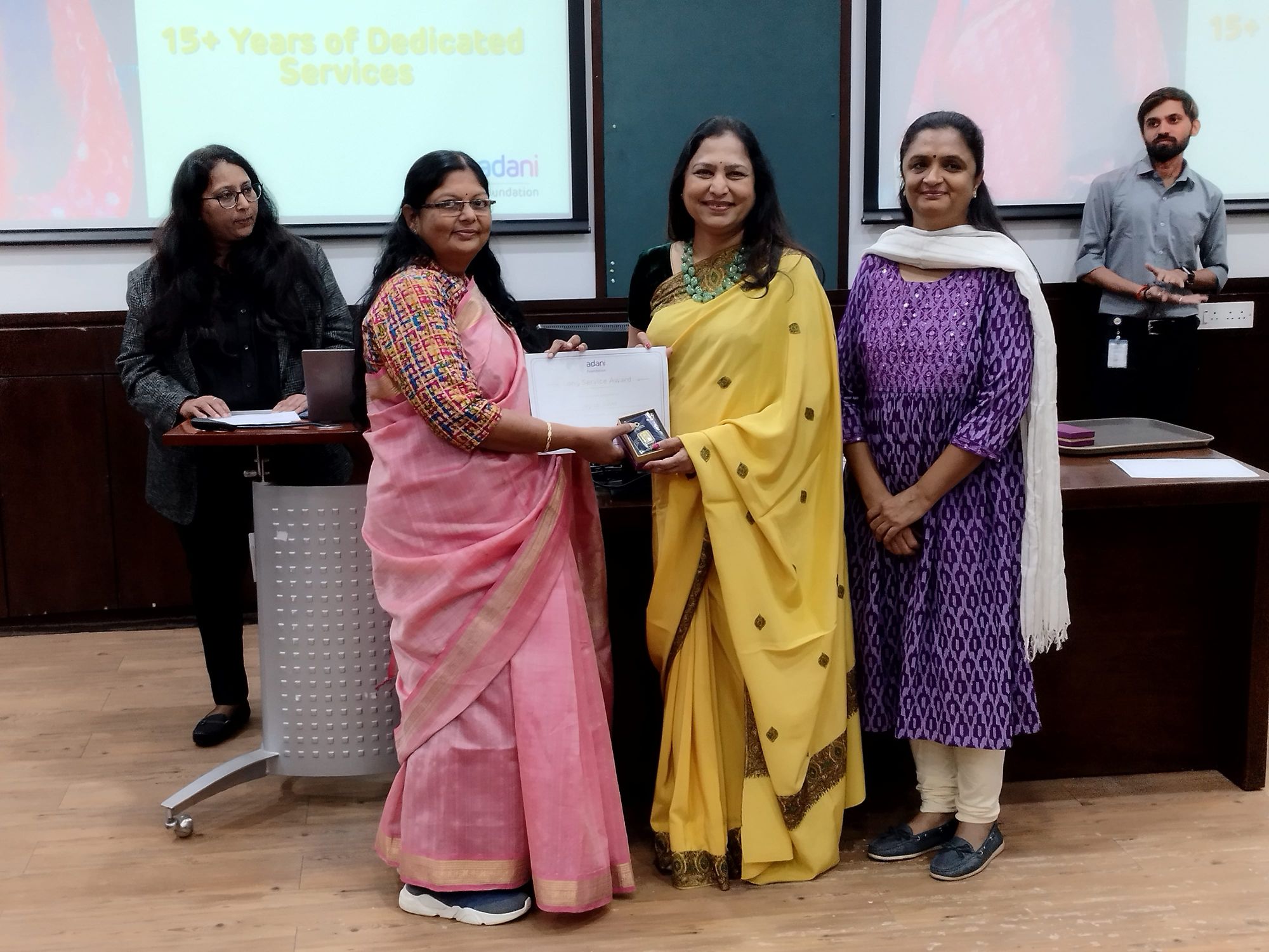 Chairperson Felicitates Long Service Awardees